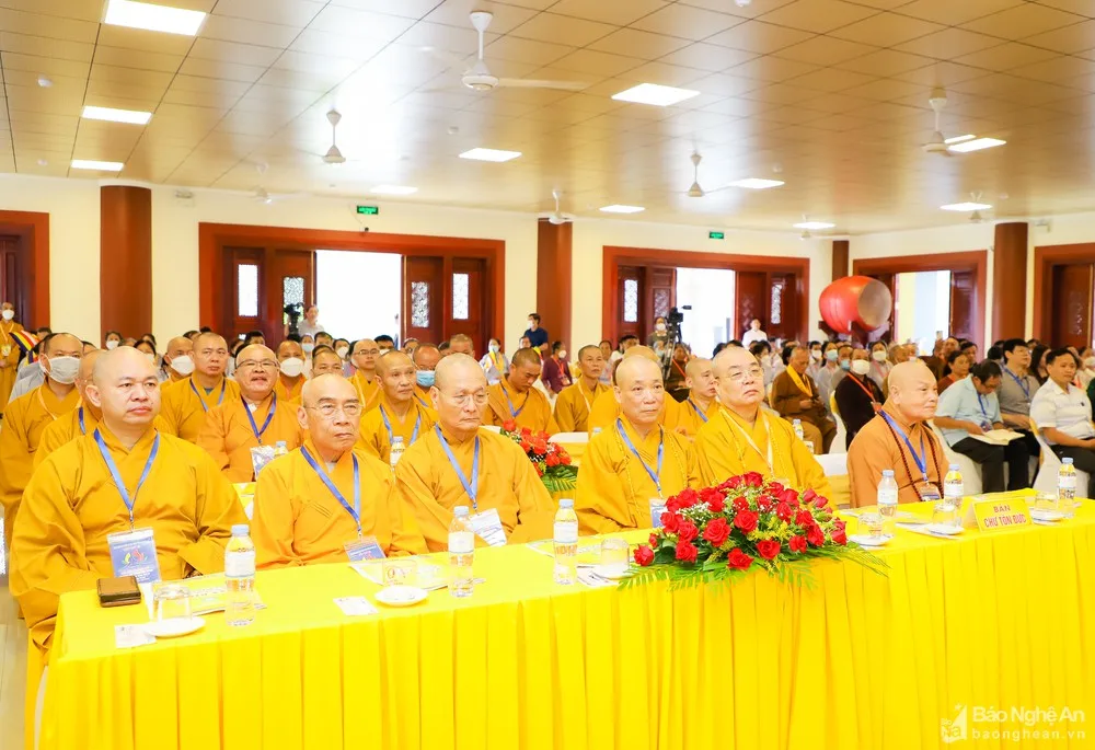 Đoàn đại biểu Trung ương Giáo hội Phật giáo Việt Nam dự Đại hội.