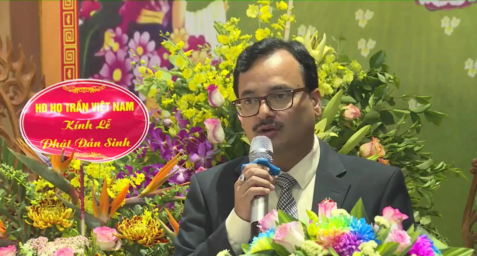 Ngài Subhash P.Gupta, Phó Đại sứ Ấn độ tại Việt nam phát biểu tại buổi lễ