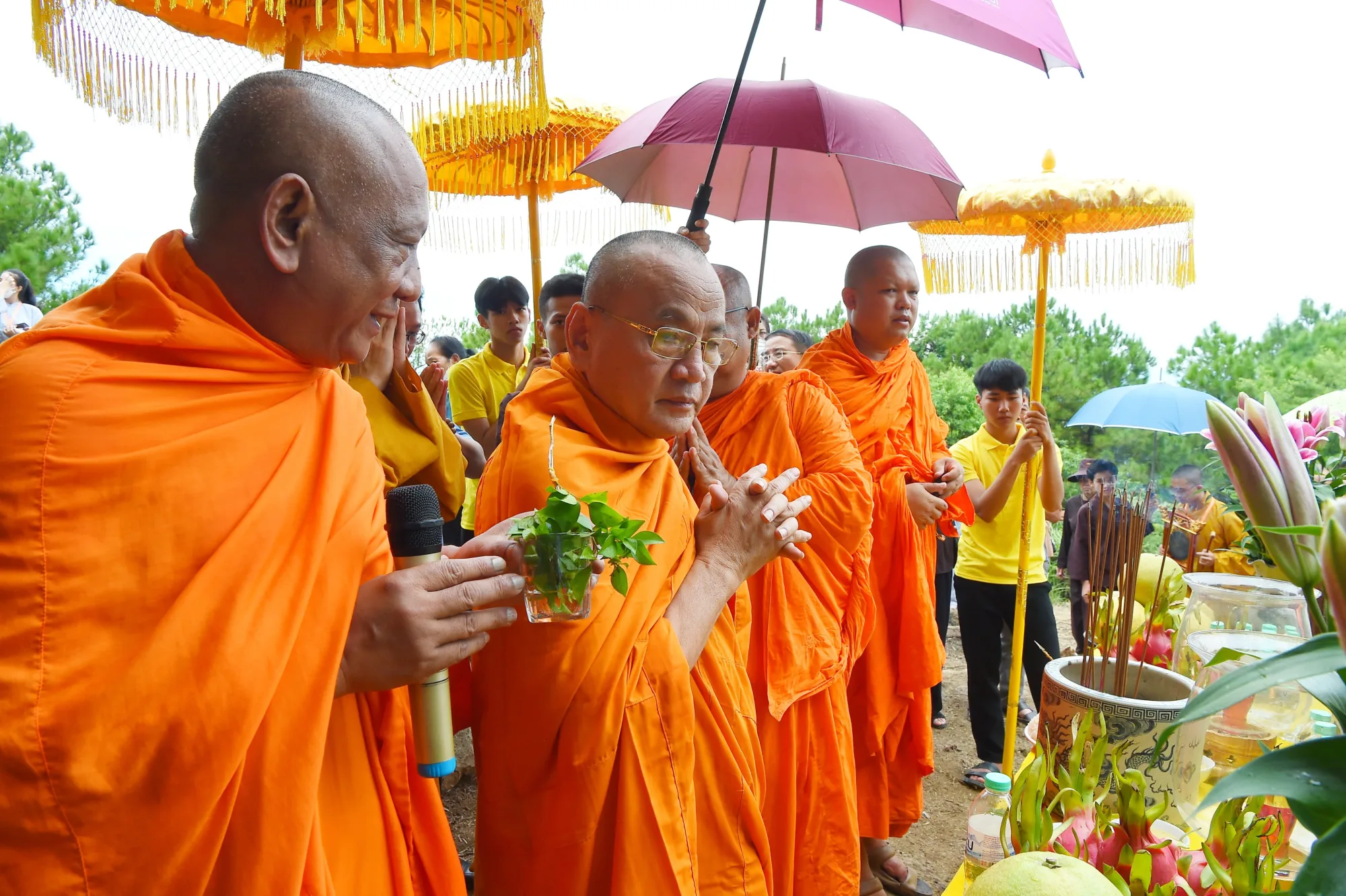 Đại Tuệ, Nghệ an - Lễ gia trì cúng Phật cầu Quốc thái Dân an