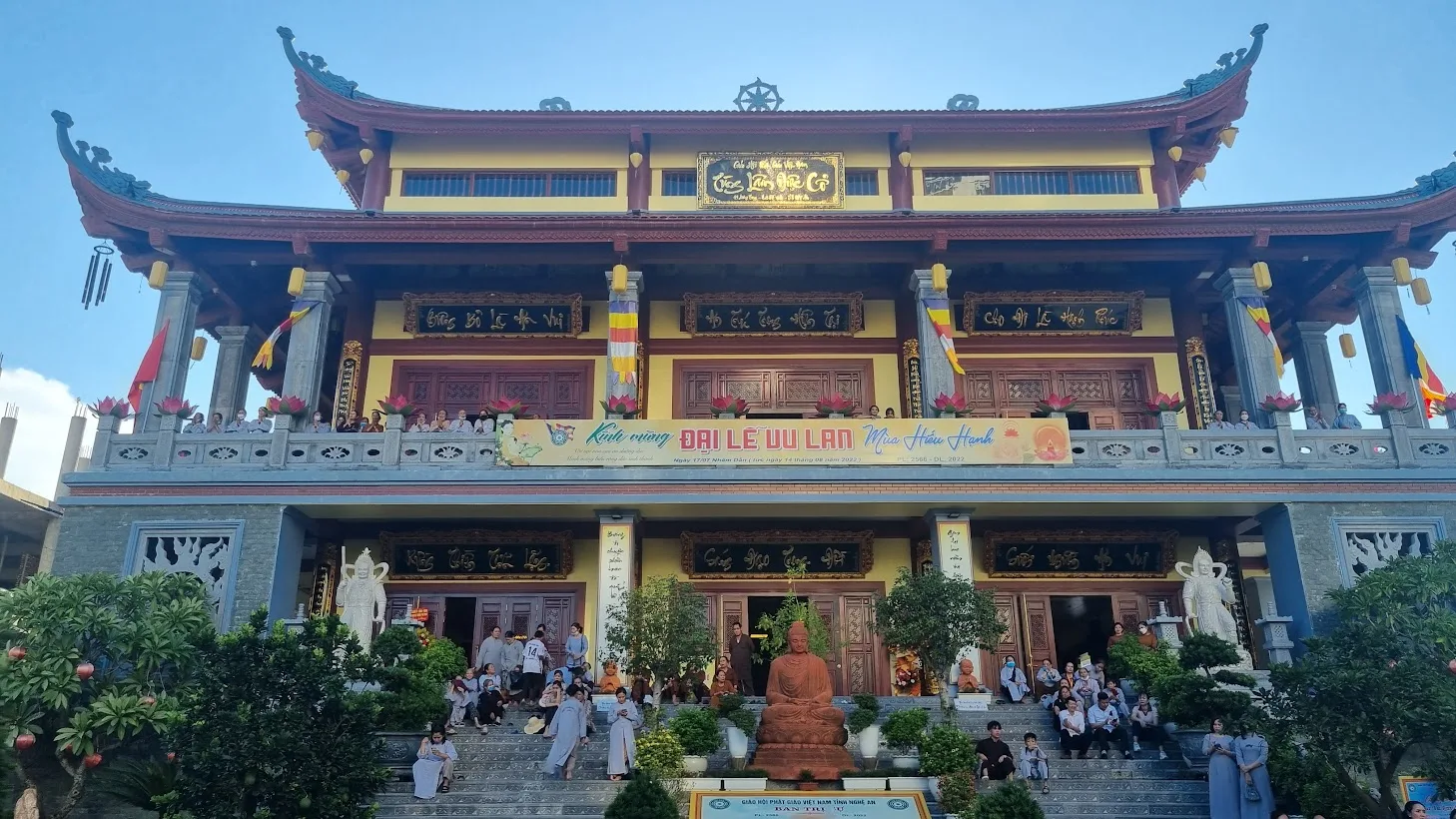 (Vinh, Nghệ an) - Lễ động thổ xây dựng Tam quan và khánh thành Đại hùng Bảo điện Chùa Diệc - Tùng Lâm Cổ Diệc.