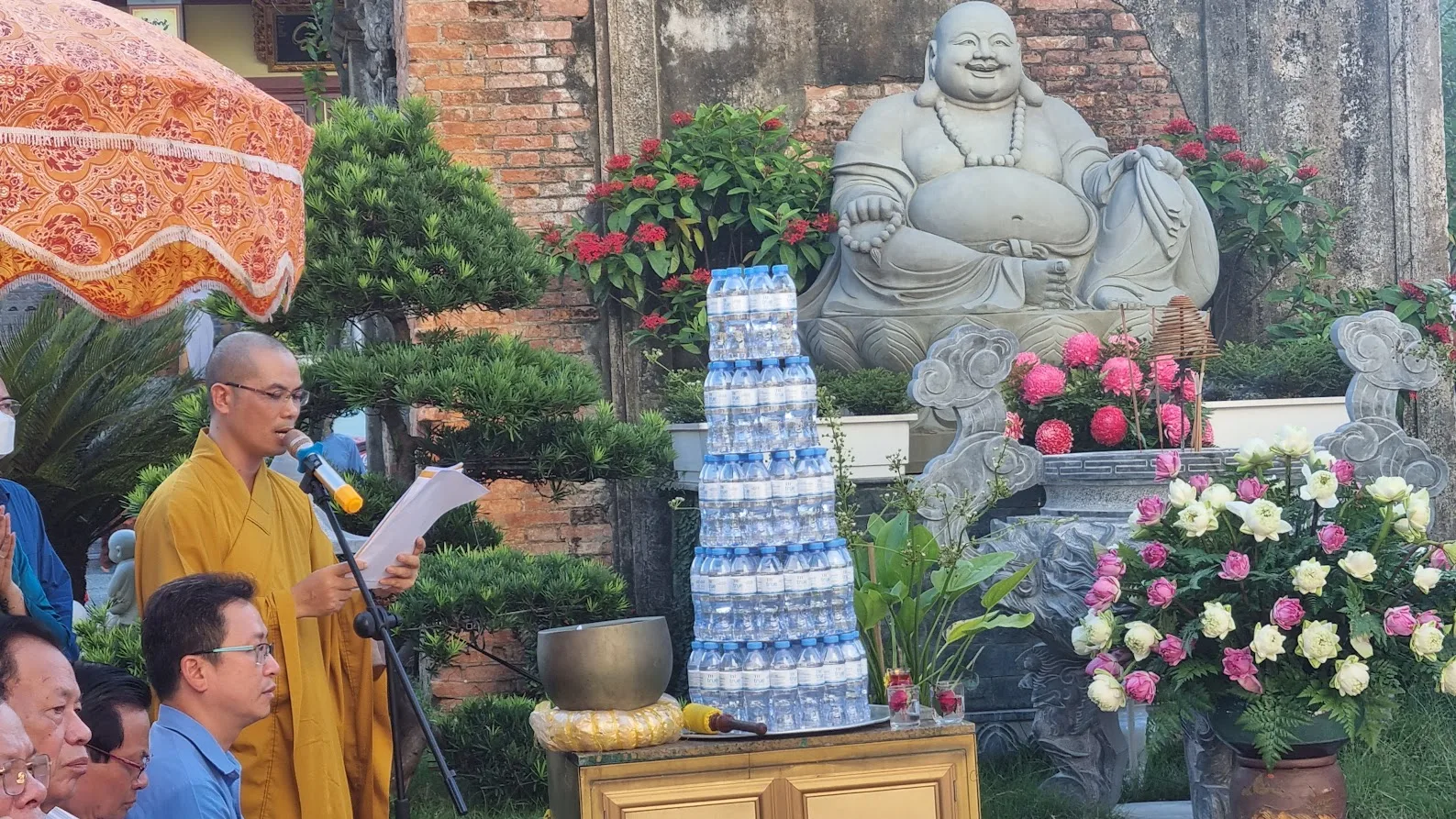 (Vinh, Nghệ an) - Lễ động thổ xây dựng Tam quan và khánh thành Đại hùng Bảo điện Chùa Diệc - Tùng Lâm Cổ Diệc.