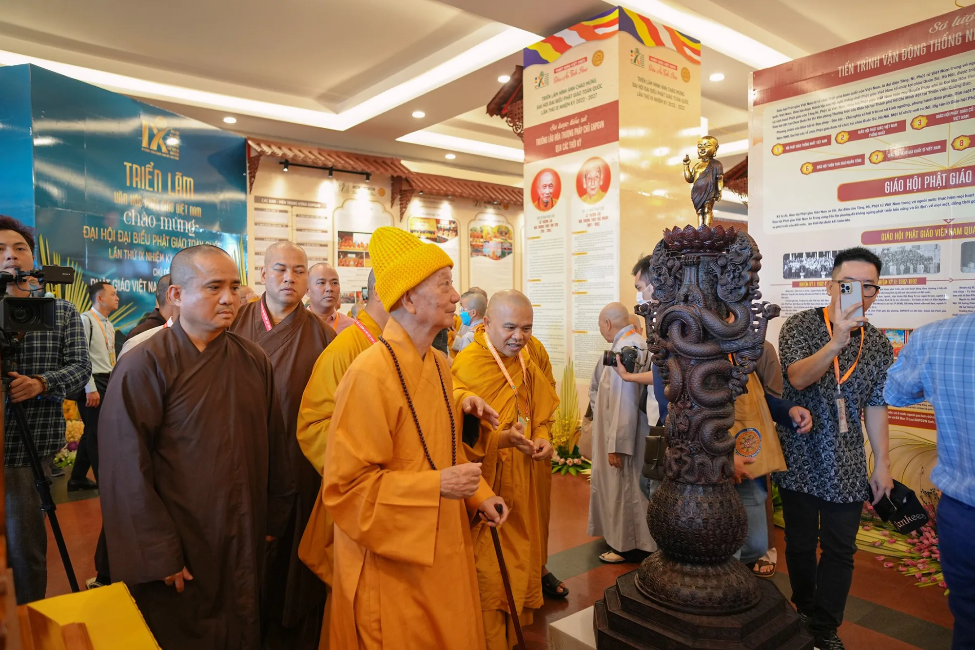 Ban Văn hóa Trung ương GHPGVN khai mạc Triển lãm “Phật Giáo Việt Nam – Dấu Ấn Tinh Hoa” tại Cung văn hóa hữu nghị Việt – Xô
