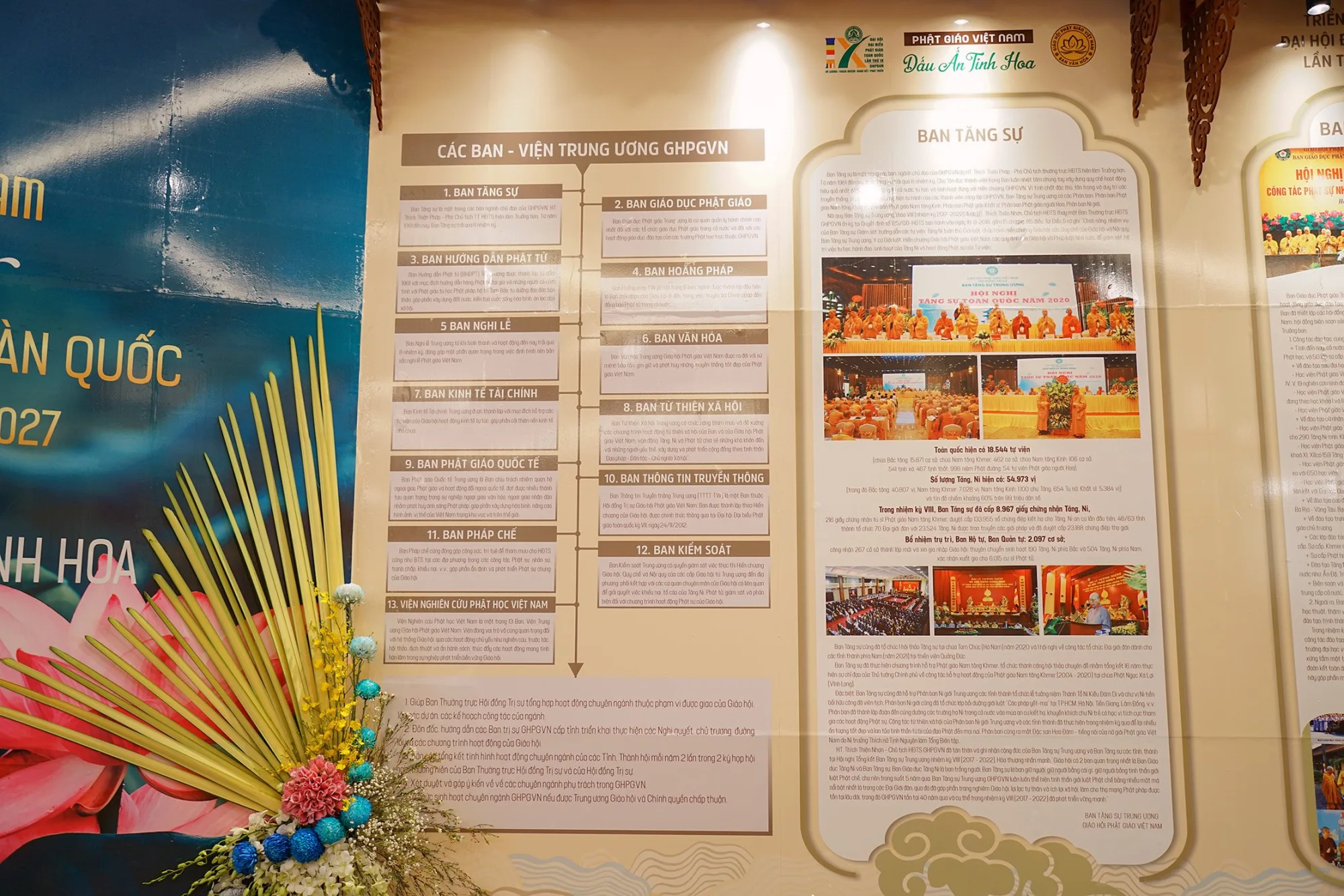 Ban Văn hóa Trung ương GHPGVN khai mạc Triển lãm “Phật Giáo Việt Nam – Dấu Ấn Tinh Hoa” tại Cung văn hóa hữu nghị Việt – Xô
