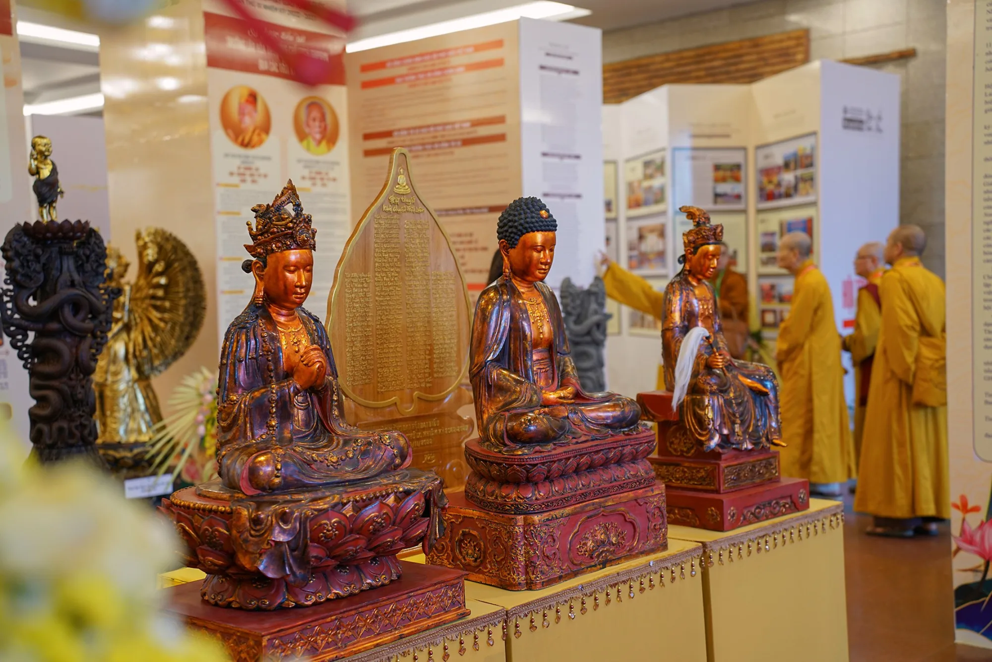 Ban Văn hóa Trung ương GHPGVN khai mạc Triển lãm “Phật Giáo Việt Nam – Dấu Ấn Tinh Hoa” tại Cung văn hóa hữu nghị Việt – Xô