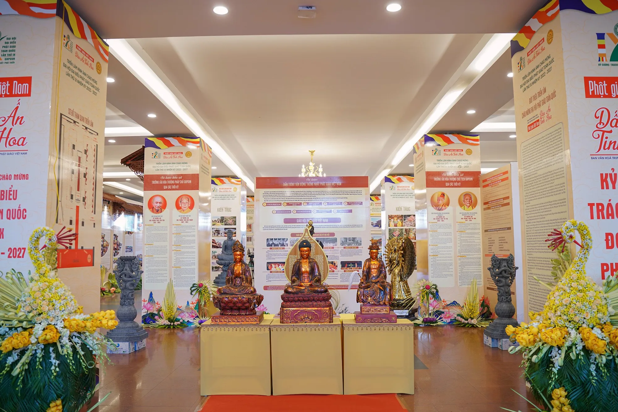 Ban Văn hóa Trung ương GHPGVN khai mạc Triển lãm “Phật Giáo Việt Nam – Dấu Ấn Tinh Hoa” tại Cung văn hóa hữu nghị Việt – Xô