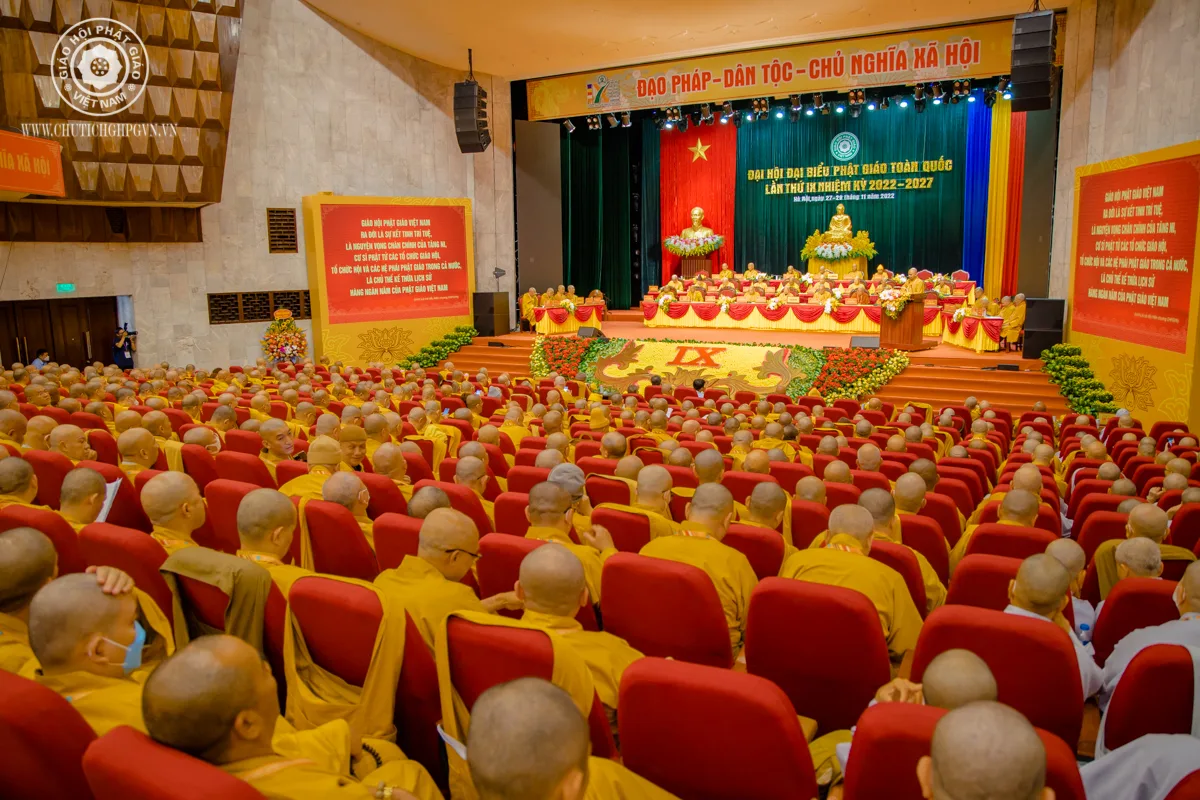Đại hội đại biểu Phật giáo toàn quốc lần thứ IX khai mạc trọng thể
