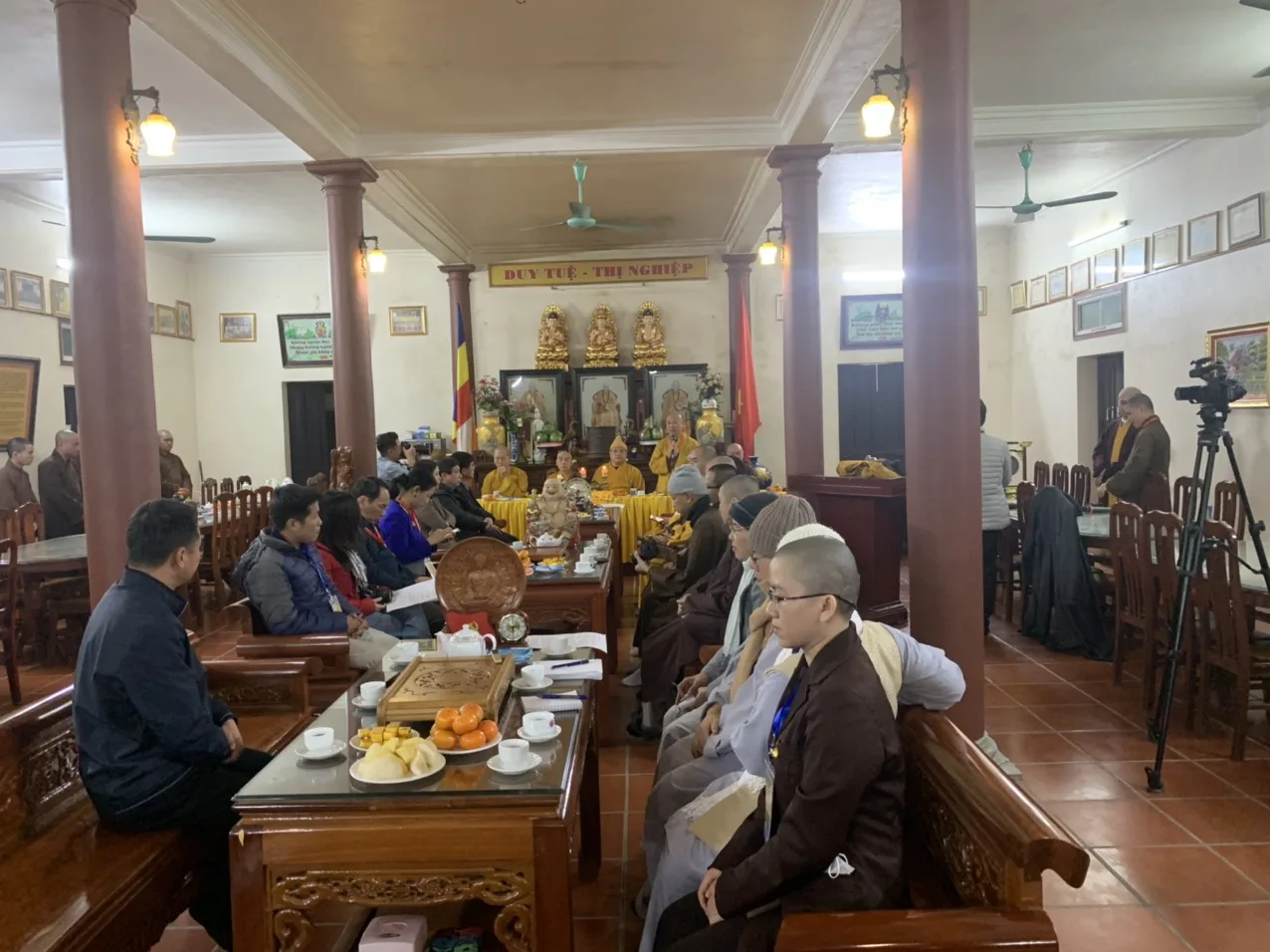 Toạ đàm Ban Văn hoá TƯ GHPGVN và BTS Tỉnh Hải Dương tại chùa Đống Cao