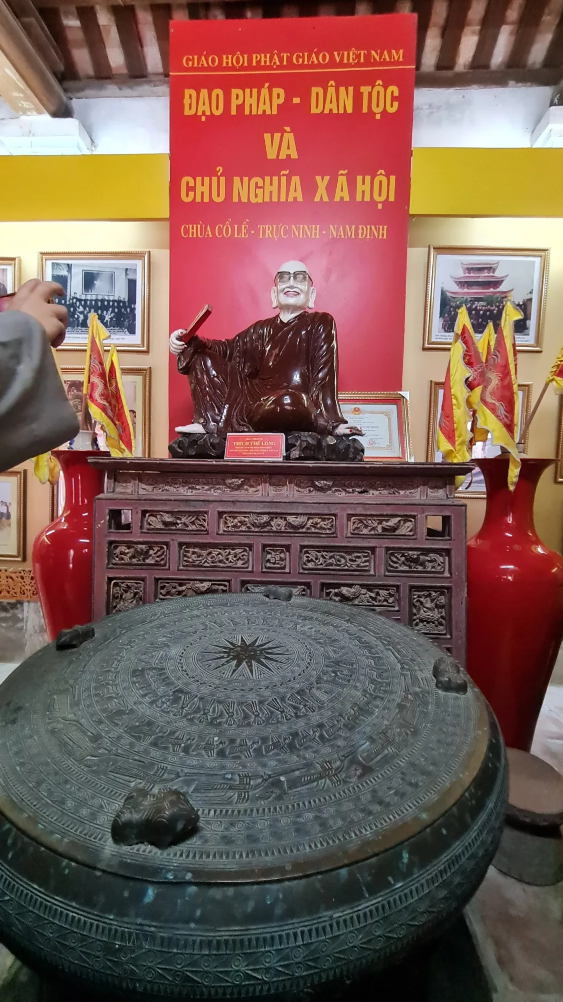 Ngày thứ năm 21.12.2022, đoàn khảo sát kiến trúc Phật giáo: LÀM VIỆC TẠI THÁI BÌNH VÀ NAM ĐỊNH