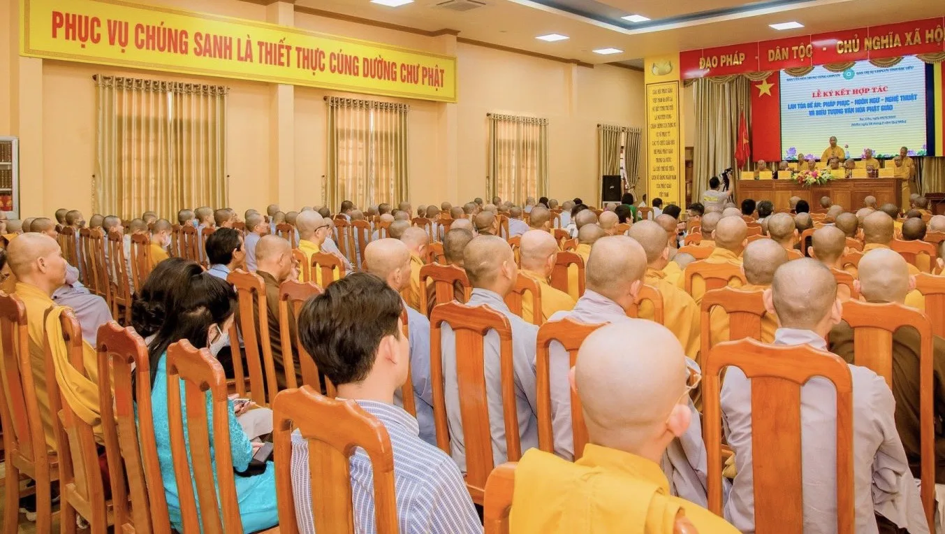 Bạc Liêu: Lễ ký kết lan toả Đề án Pháp phục – Ngôn ngữ – Nghệ thuật và Biểu tượng Văn hoá Phật giáo