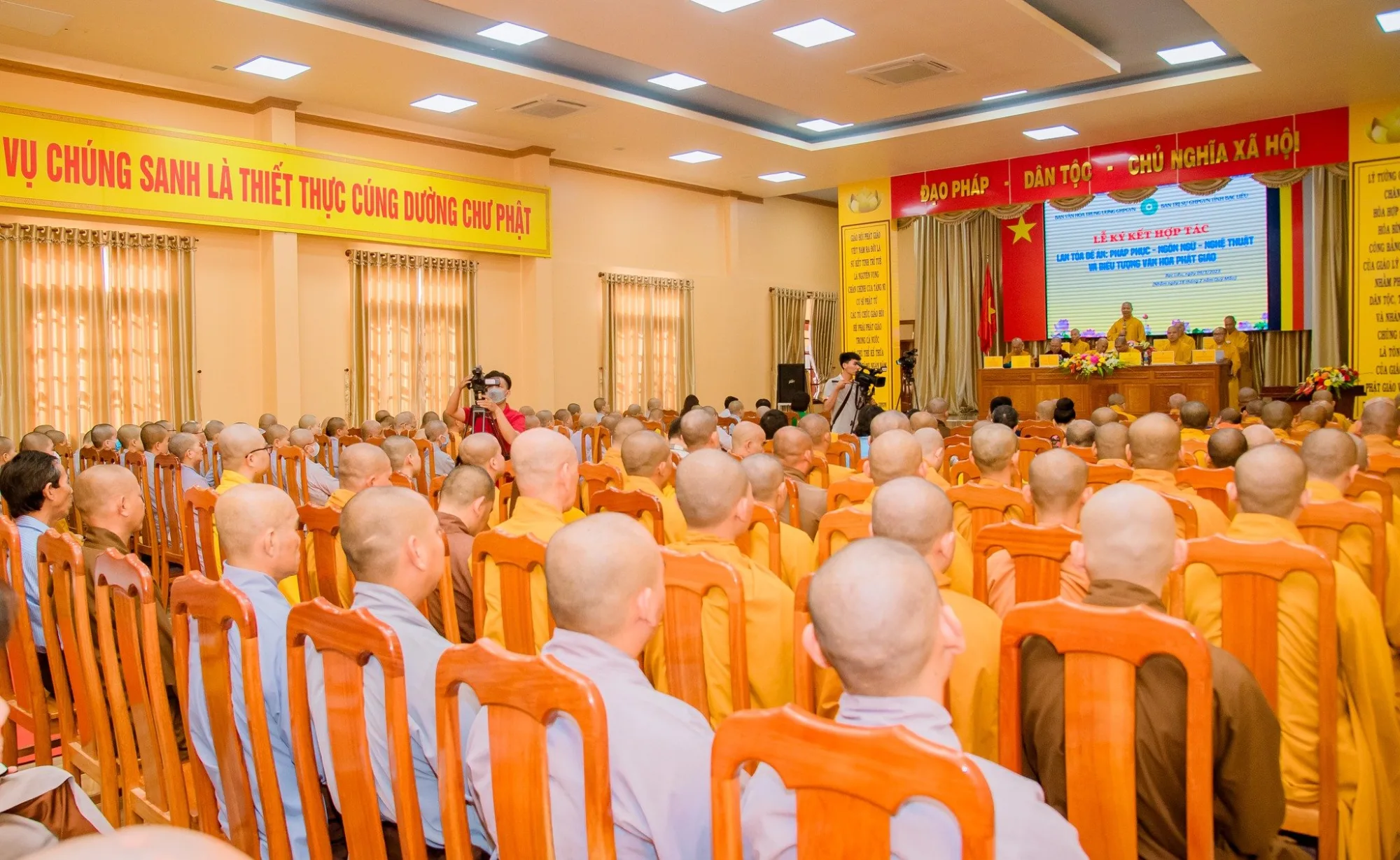 Bạc Liêu: Lễ ký kết lan toả Đề án Pháp phục – Ngôn ngữ – Nghệ thuật và Biểu tượng Văn hoá Phật giáo