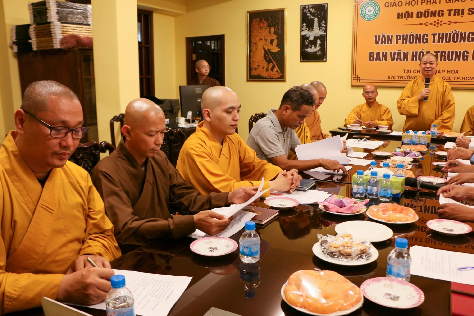 Phân ban Kiến trúc, kiến thiết công trình Phật giáo thảo luận xây dựng bộ quy chuẩn kiến trúc các chùa thuộc hệ phái Khất sĩ và Bắc tông Nam bộ