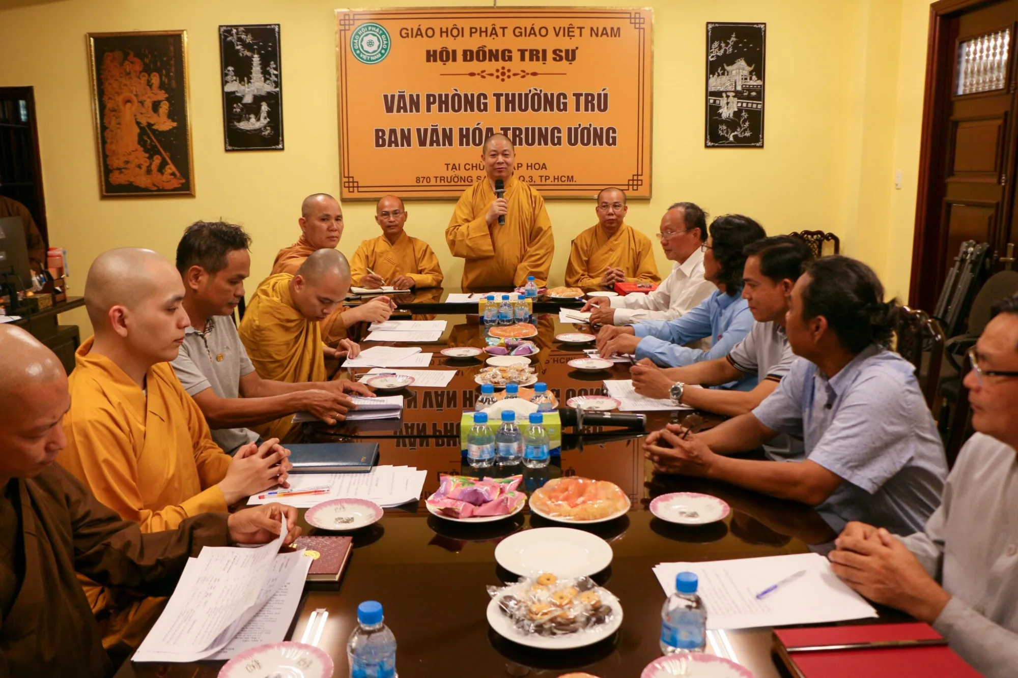 Phân ban Kiến trúc, kiến thiết công trình Phật giáo thảo luận xây dựng bộ quy chuẩn kiến trúc các chùa thuộc hệ phái Khất sĩ và Bắc tông Nam bộ