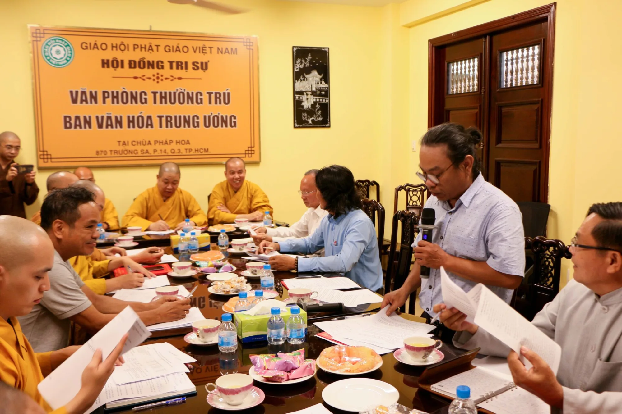 Phân ban Kiến trúc, kiến thiết công trình Phật giáo thảo luận xây dựng bộ quy chuẩn kiến trúc các chùa thuộc hệ phái Khất sĩ và Bắc tông Nam bộ