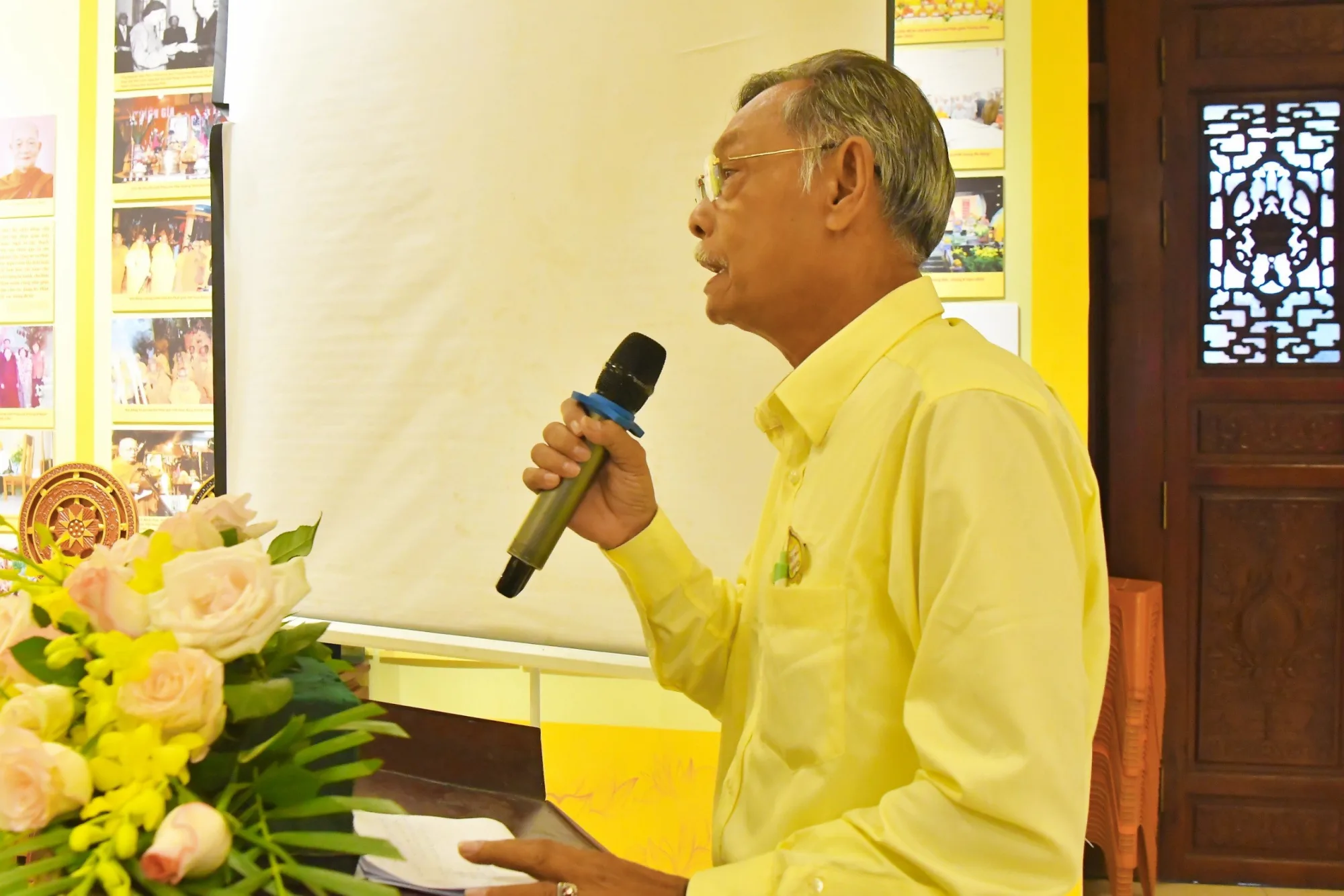Thẩm định đề cương Kiến trúc Phật giáo Việt nam - thống nhất trong đa dạng và Đại lễ Phật đản DL 2024 PL2568 tại chùa Yên Phú, Hà nội.