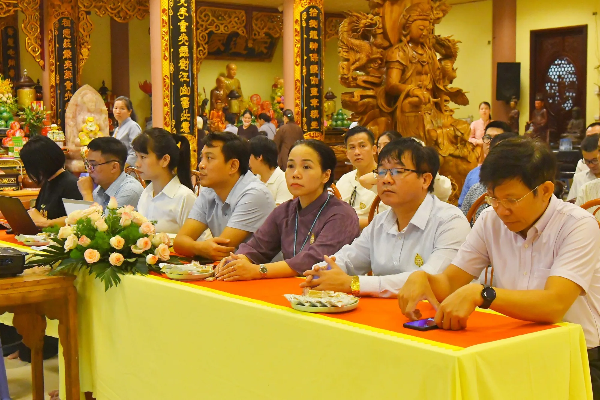 Thẩm định đề cương Kiến trúc Phật giáo Việt nam - thống nhất trong đa dạng và Đại lễ Phật đản DL 2024 PL2568 tại chùa Yên Phú, Hà nội.