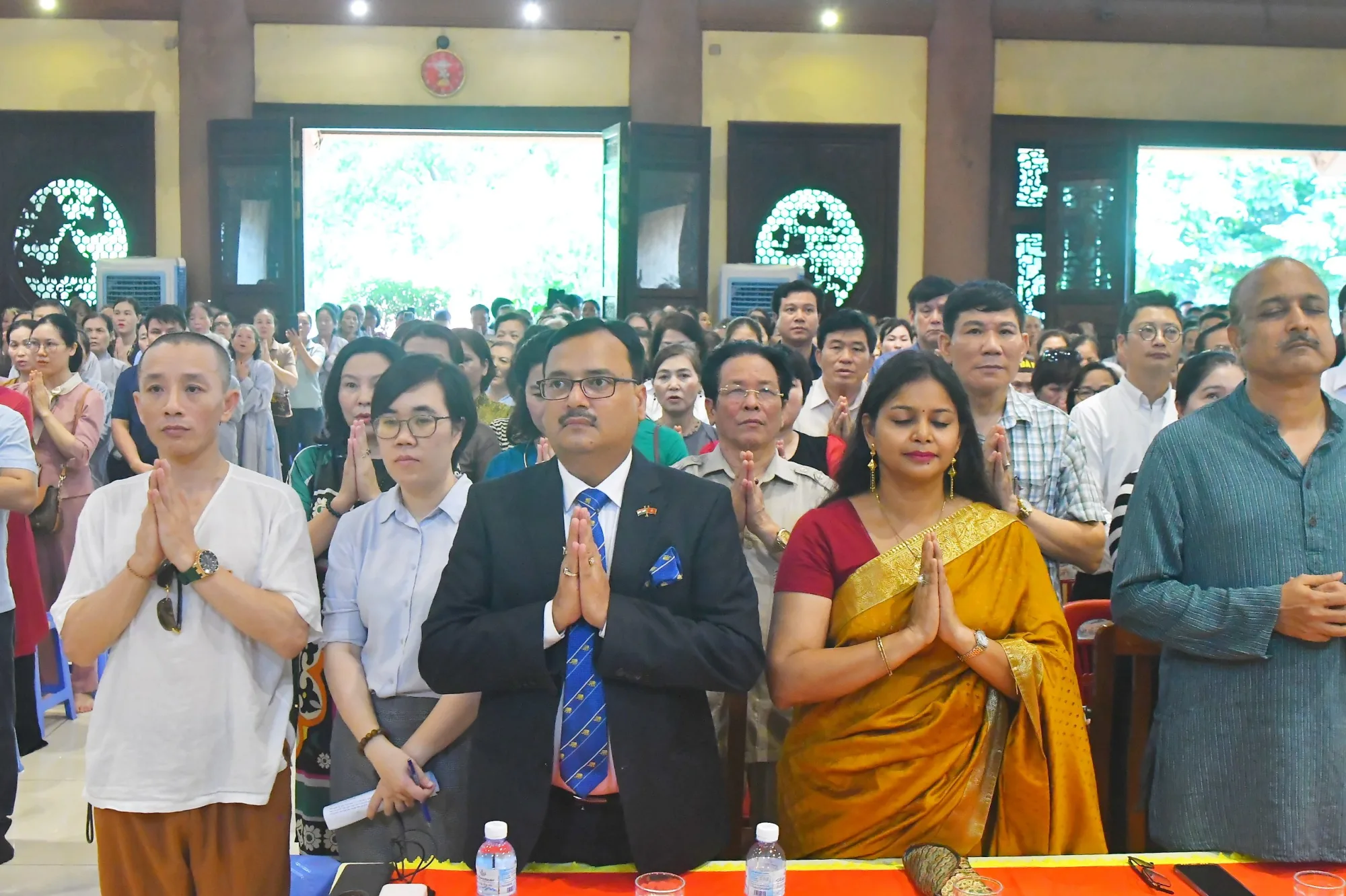 Thẩm định đề cương Kiến trúc Phật giáo Việt nam - thống nhất trong đa dạng và Đại lễ Phật đản DL 2024 PL2568 tại chùa Yên Phú, Hà nội.