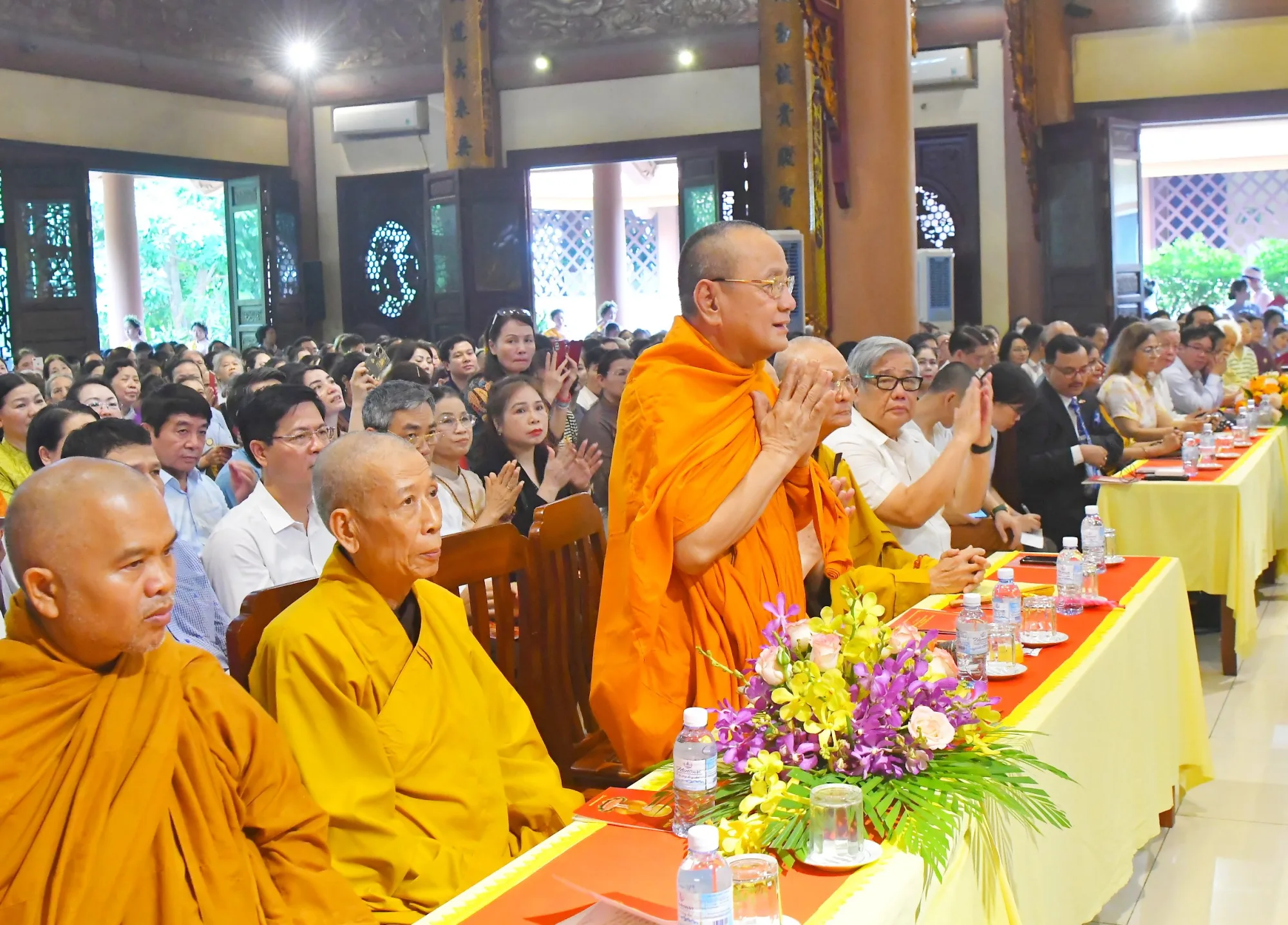Thẩm định đề cương Kiến trúc Phật giáo Việt nam - thống nhất trong đa dạng và Đại lễ Phật đản DL 2024 PL2568 tại chùa Yên Phú, Hà nội.