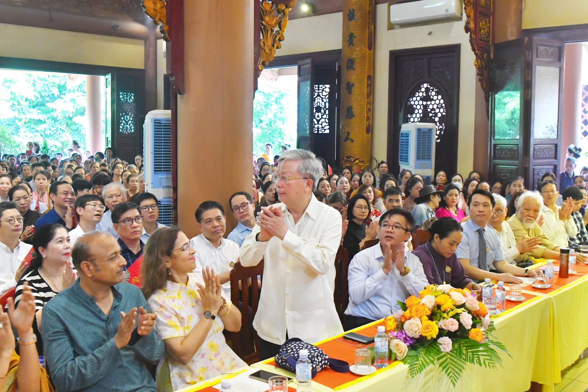 Thẩm định đề cương Kiến trúc Phật giáo Việt nam - thống nhất trong đa dạng và Đại lễ Phật đản DL 2024 PL2568 tại chùa Yên Phú, Hà nội.