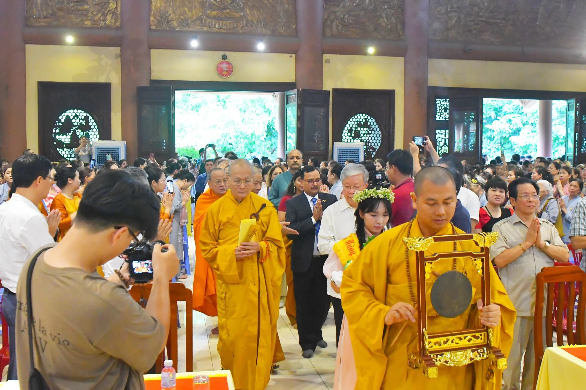 Thẩm định đề cương Kiến trúc Phật giáo Việt nam - thống nhất trong đa dạng và Đại lễ Phật đản DL 2024 PL2568 tại chùa Yên Phú, Hà nội.