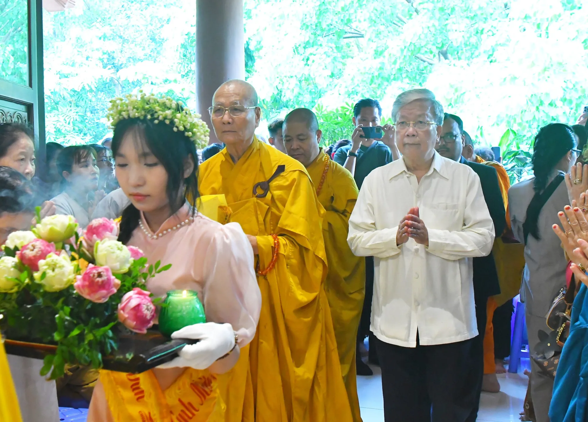Thẩm định đề cương Kiến trúc Phật giáo Việt nam - thống nhất trong đa dạng và Đại lễ Phật đản DL 2024 PL2568 tại chùa Yên Phú, Hà nội.