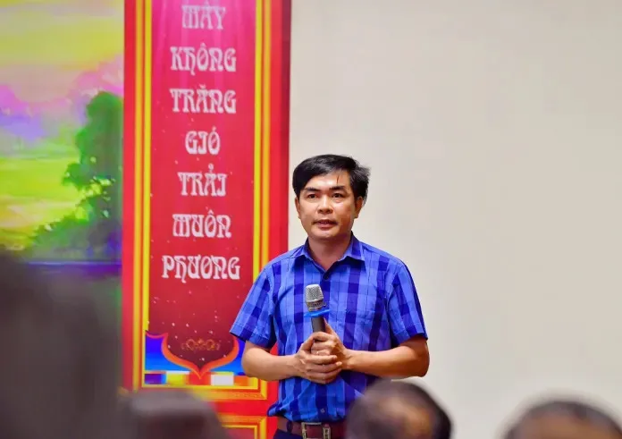 Ông Nguyễn Thế Thắng – Chủ tịch Hội làm vườn Nghệ An, chia sẻ về sức mạnh của âm nhạc với việc lan tỏa những tư tưởng tốt đẹp của Phật giáo.