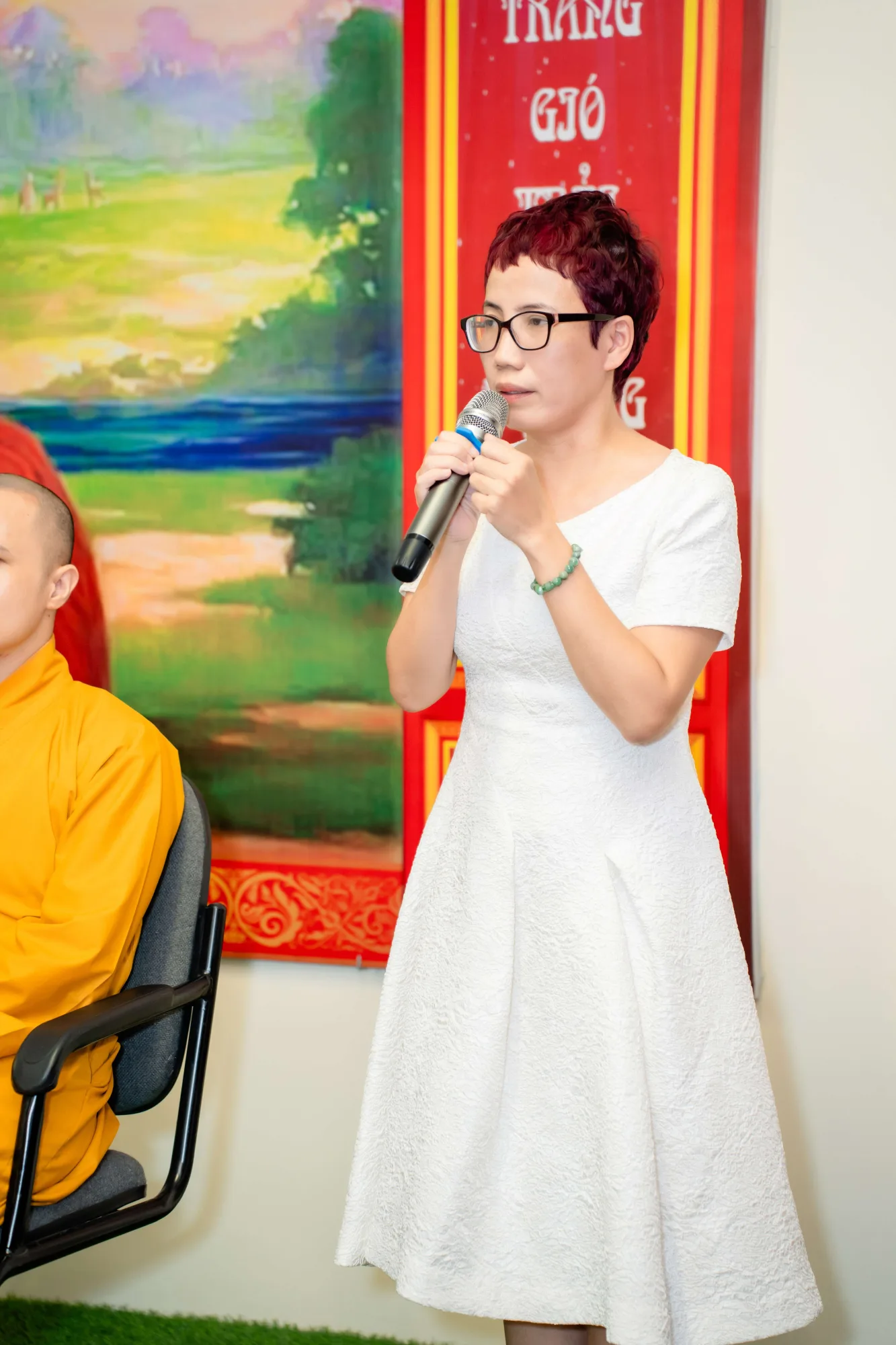 Nhà báo Trần Mai Anh.