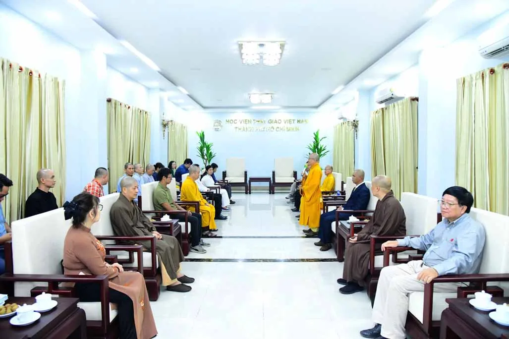 BAN NGHI LỄ VÀ BAN VĂN HÓA TRUNG ƯƠNG KHẢO SÁT KHÔNG GIAN TỔ CHỨC ĐẠI LỄ VESAK NĂM 2025