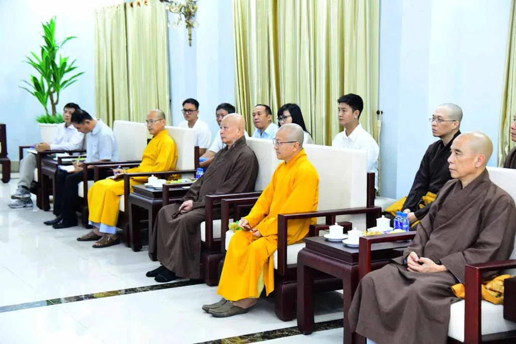 BAN NGHI LỄ VÀ BAN VĂN HÓA TRUNG ƯƠNG KHẢO SÁT KHÔNG GIAN TỔ CHỨC ĐẠI LỄ VESAK NĂM 2025
