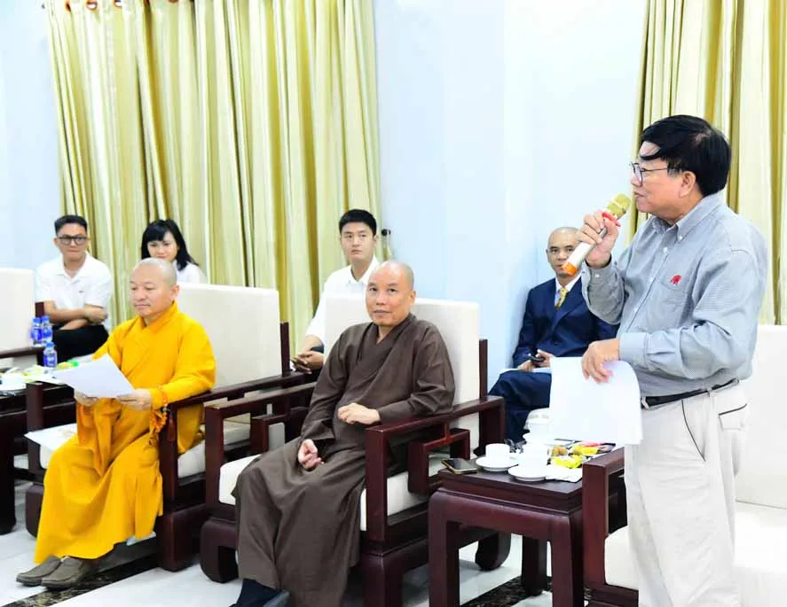 BAN NGHI LỄ VÀ BAN VĂN HÓA TRUNG ƯƠNG KHẢO SÁT KHÔNG GIAN TỔ CHỨC ĐẠI LỄ VESAK NĂM 2025