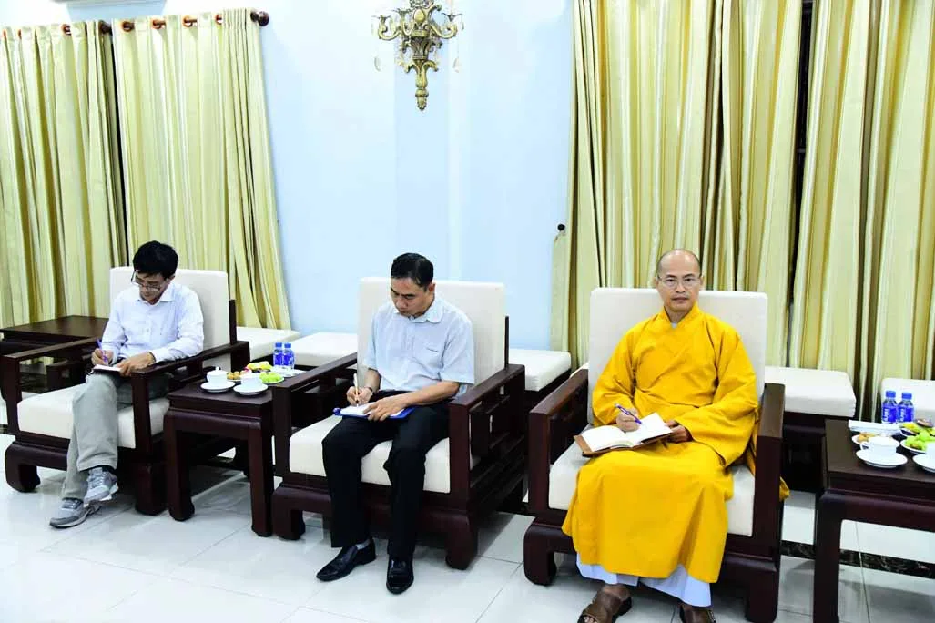 BAN NGHI LỄ VÀ BAN VĂN HÓA TRUNG ƯƠNG KHẢO SÁT KHÔNG GIAN TỔ CHỨC ĐẠI LỄ VESAK NĂM 2025