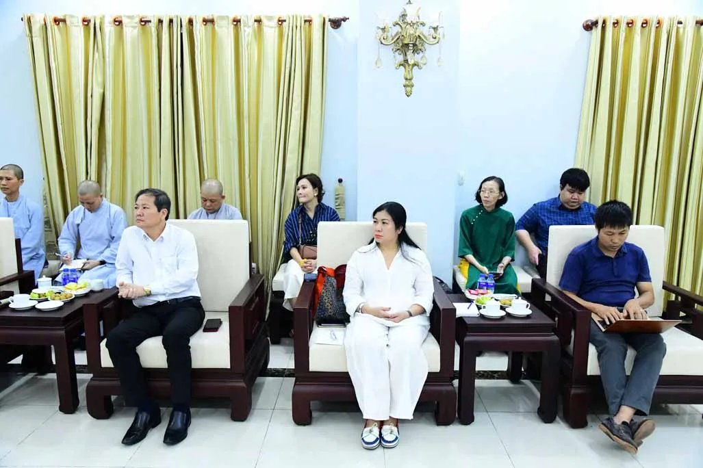 BAN NGHI LỄ VÀ BAN VĂN HÓA TRUNG ƯƠNG KHẢO SÁT KHÔNG GIAN TỔ CHỨC ĐẠI LỄ VESAK NĂM 2025