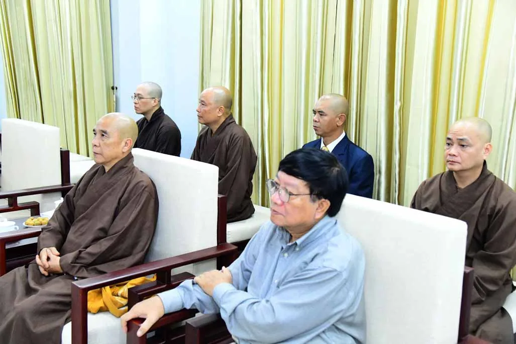 BAN NGHI LỄ VÀ BAN VĂN HÓA TRUNG ƯƠNG KHẢO SÁT KHÔNG GIAN TỔ CHỨC ĐẠI LỄ VESAK NĂM 2025