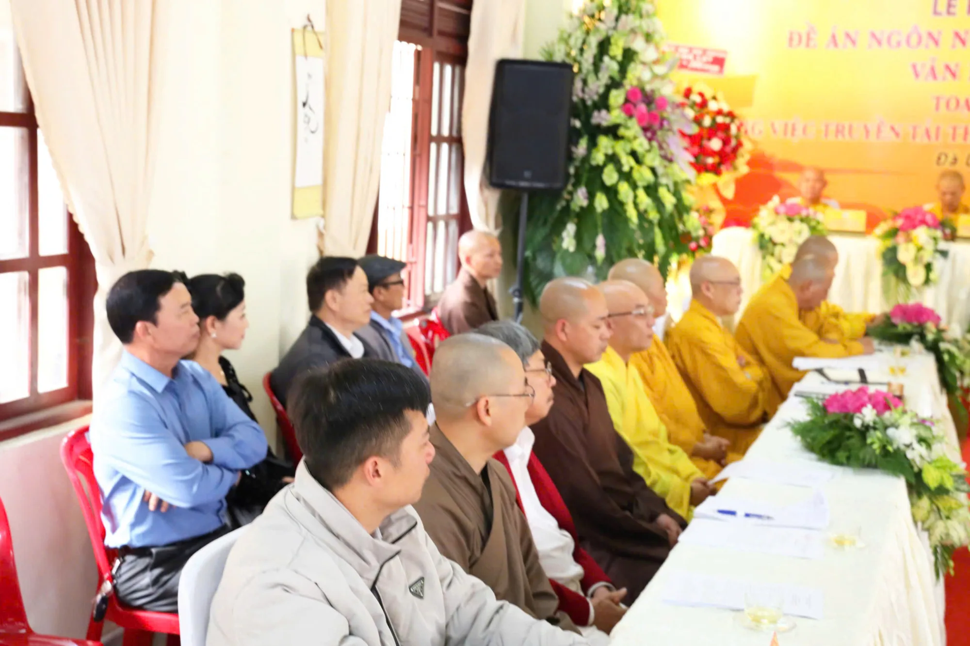 Lâm Đồng - Ban Văn hoá Trung ương GHPGVN cùng Ban Trị sự GHPGVN tỉnh Lâm Đồng thực hiện lễ Ký kết hợp tác thực hiện 4 đề án: "Ngôn ngữ, Pháp phục, Kiến trúc, Di sản"