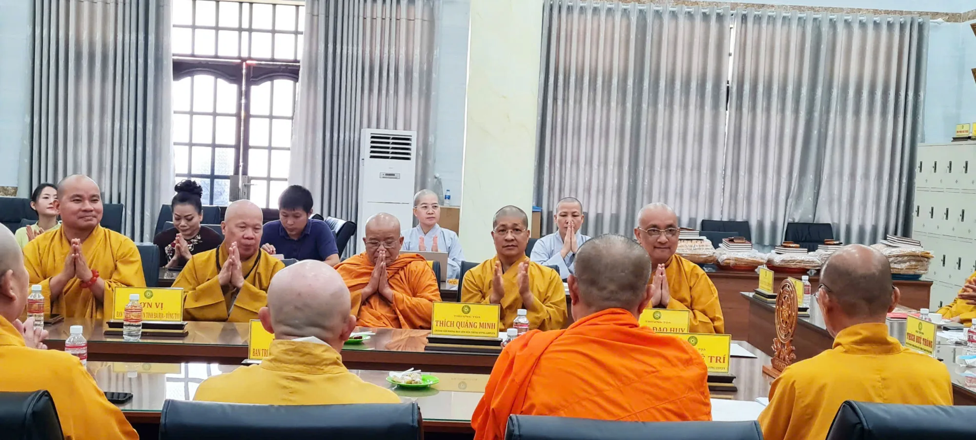 Lễ ký kết hợp tác giữa Ban Văn hóa Trung ương GHPGVN về các đề án văn hóa: Pháp phục; Ngôn ngữ; Nghệ thuật và biểu tượng văn hóa Phật giáo với Ban Trị sự GHPGVN các tỉnh Bình Dương, Bình Phước, Bà Rịa Vũng Tàu, Đồng Nai, Đồng Tháp và An Giang