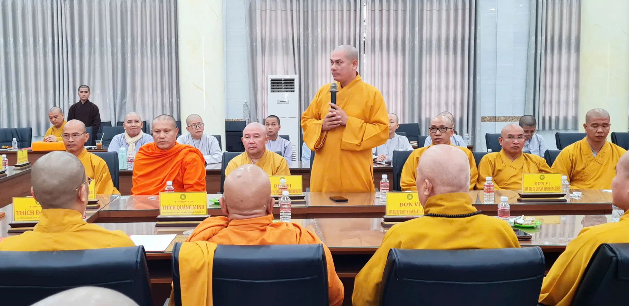 Lễ ký kết hợp tác giữa Ban Văn hóa Trung ương GHPGVN về các đề án văn hóa: Pháp phục; Ngôn ngữ; Nghệ thuật và biểu tượng văn hóa Phật giáo với Ban Trị sự GHPGVN các tỉnh Bình Dương, Bình Phước, Bà Rịa Vũng Tàu, Đồng Nai, Đồng Tháp và An Giang