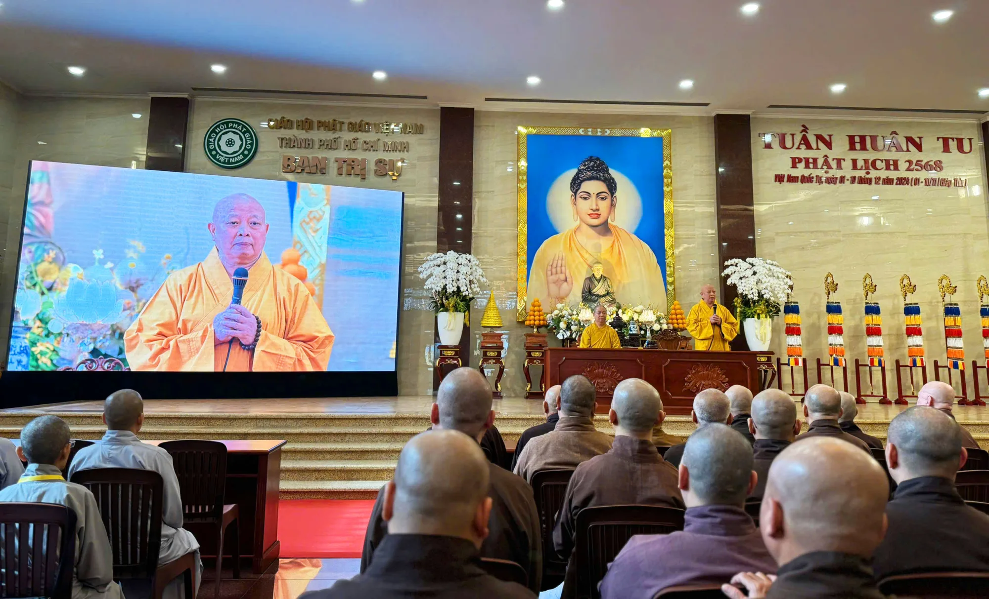 HT. Thích Lệ Trang phát biểu