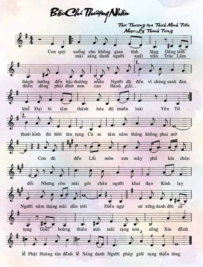 Nhạc: Bậc chí thượng nhân