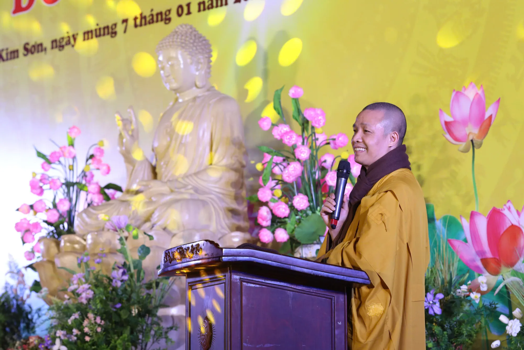 TT. Thích Minh Quang - Trưởng BTS GHPGVN tỉnh Ninh Bình