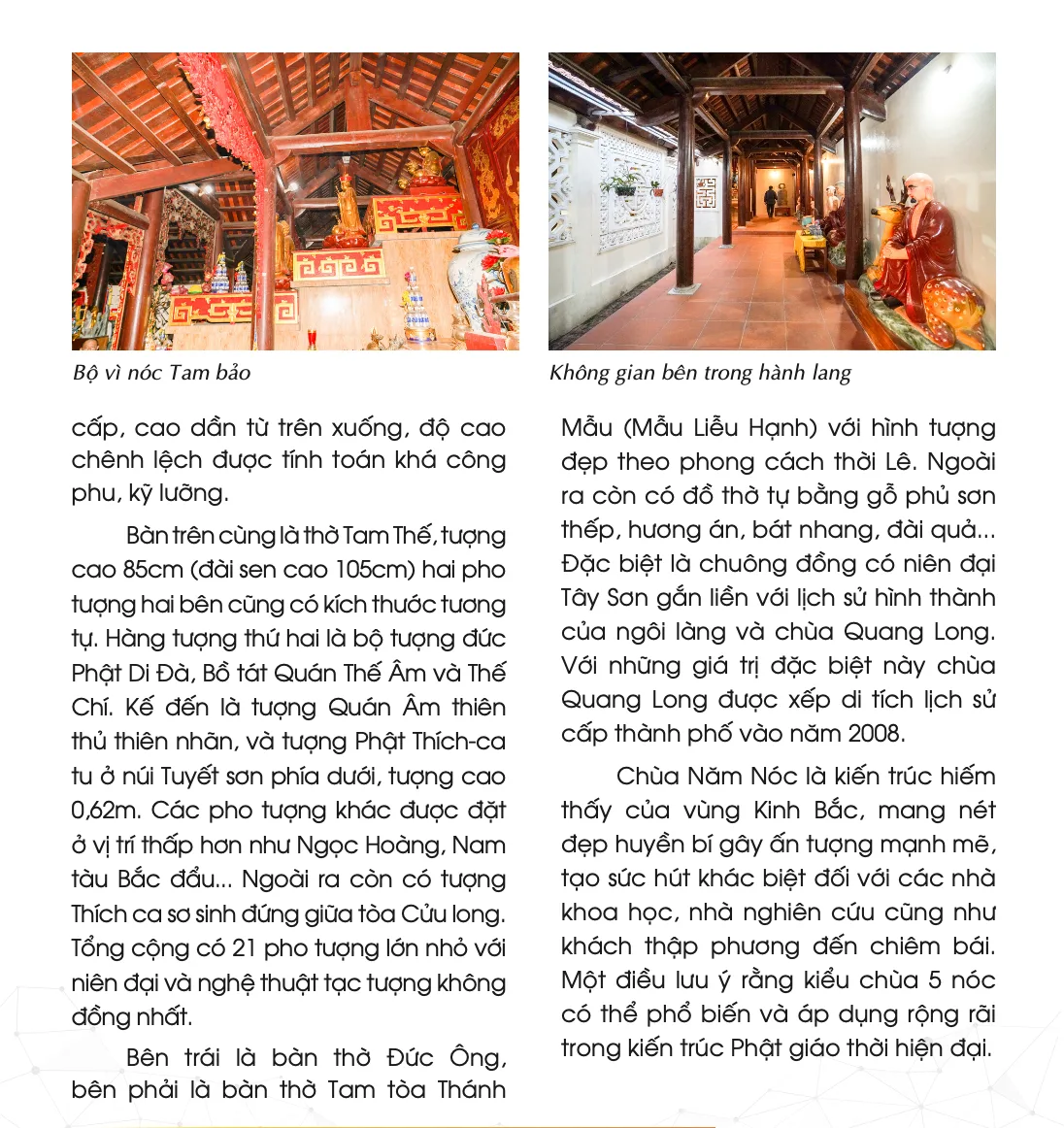 Chùa Quang Long - Kiến trúc cổ độc đáo