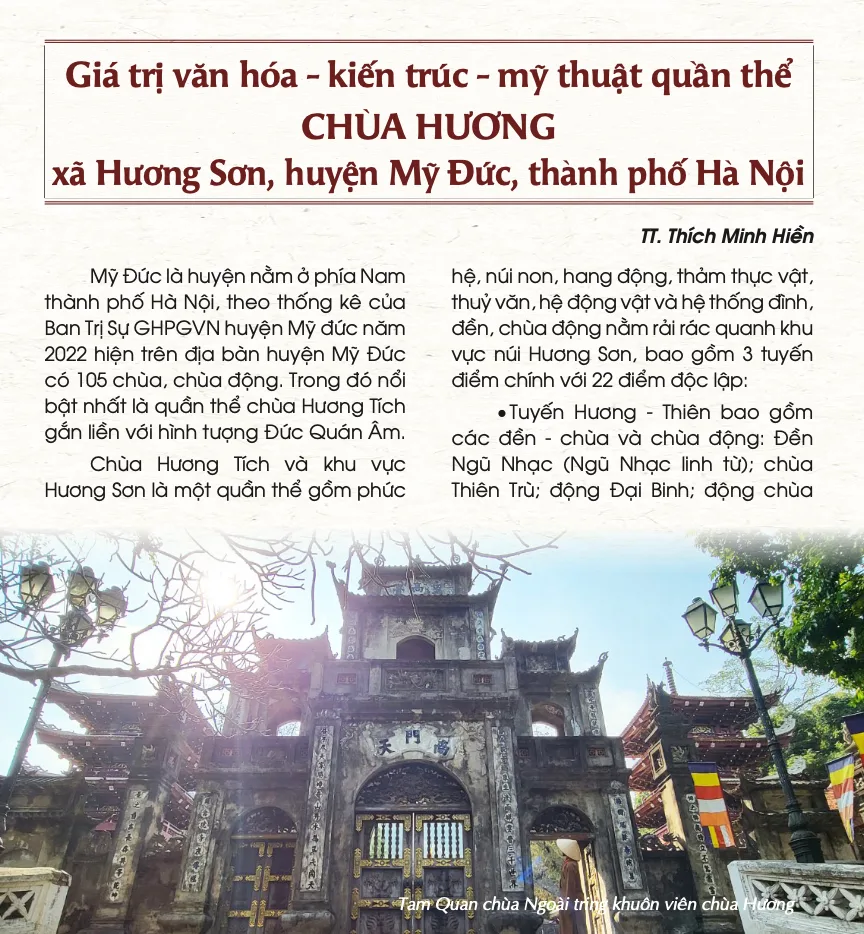 Giá trị văn hoá - kiến trúc - mỹ thuật quần thể Chùa Hương