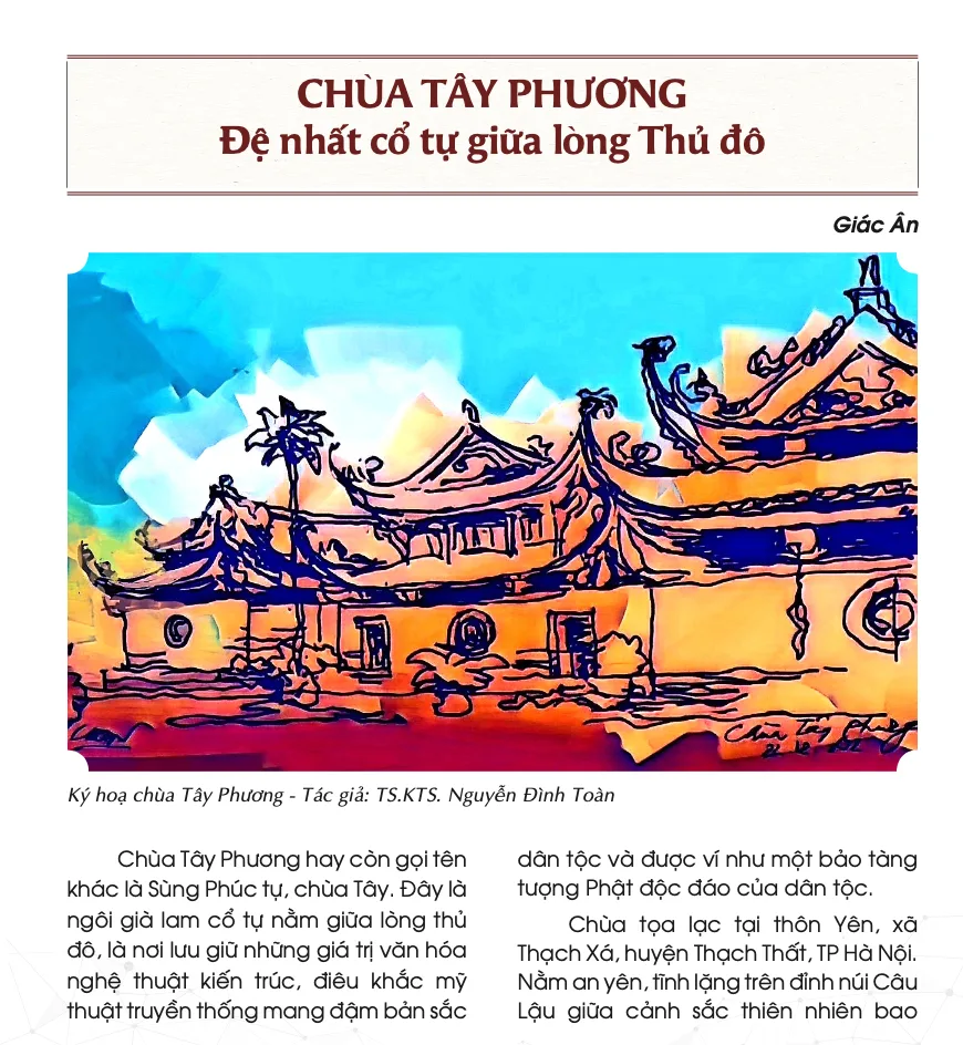 Chùa Tây Phương - Đệ nhất cổ tự giữa lòng Thủ đô