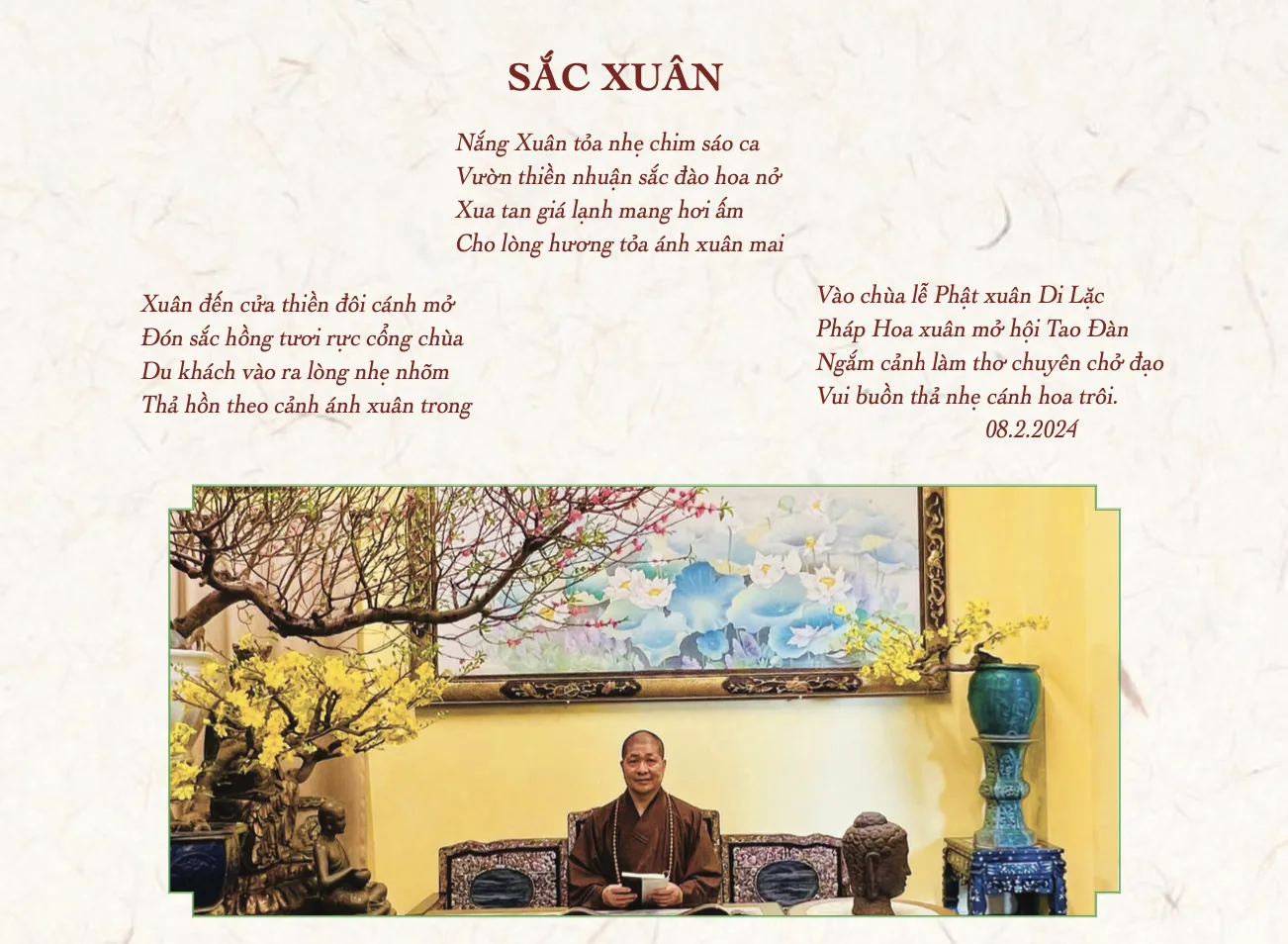 Thơ: Sắc Xuân