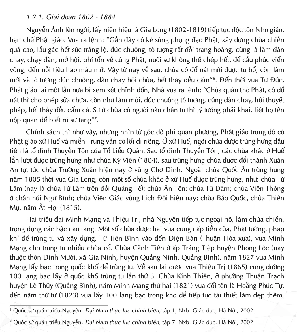Tự viện Phật giáo xứ Huế và miền Trung