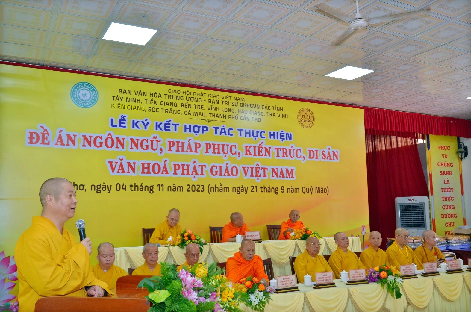 Ban Văn hóa Trung ương ký kết hợp với BTS Phật giáo 10 tỉnh thành Tây Nam Bộ