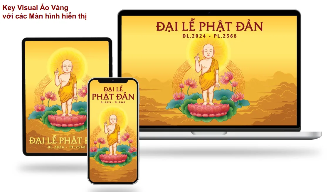 Phật đản 2024: Ý nghĩa của Logo và ấn phẩm thiết kế Phật đản DL 2024 - PL 2568