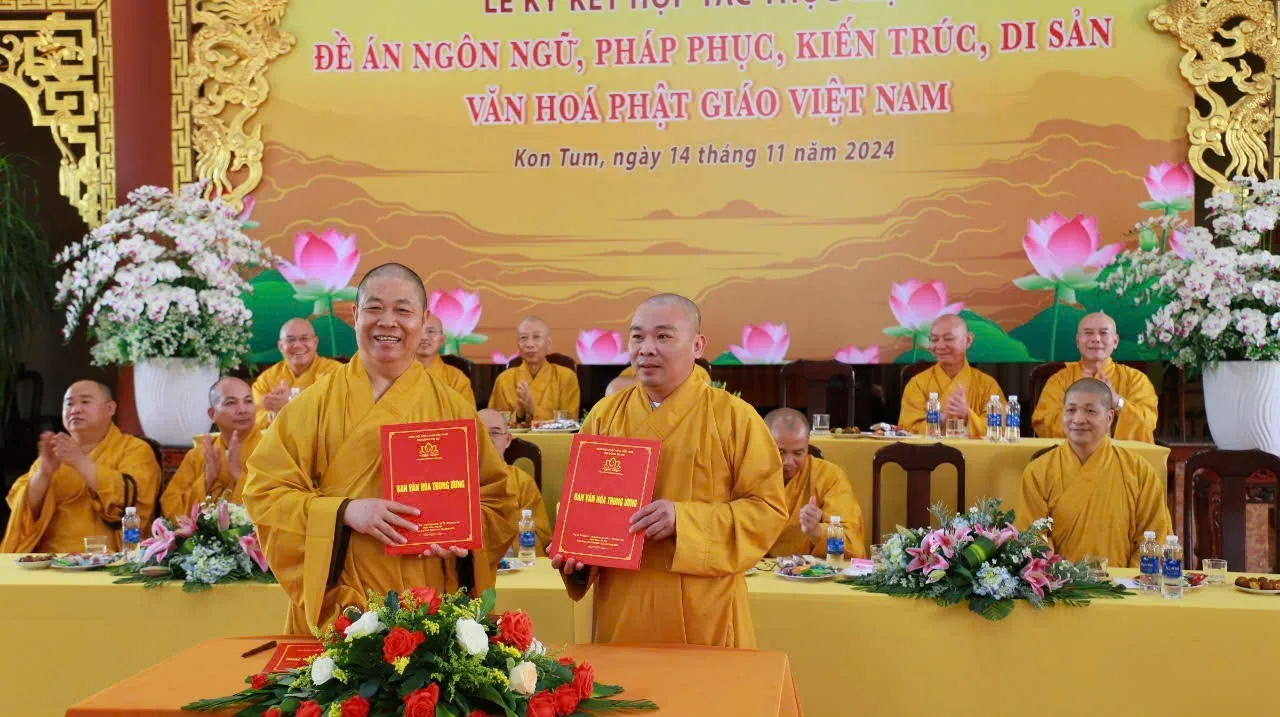 Ban văn hoá T.Ư ký kết hợp tác lan tỏa 4 đề án Văn hoá Phật giáo với các tỉnh thành Tây Nguyên-19