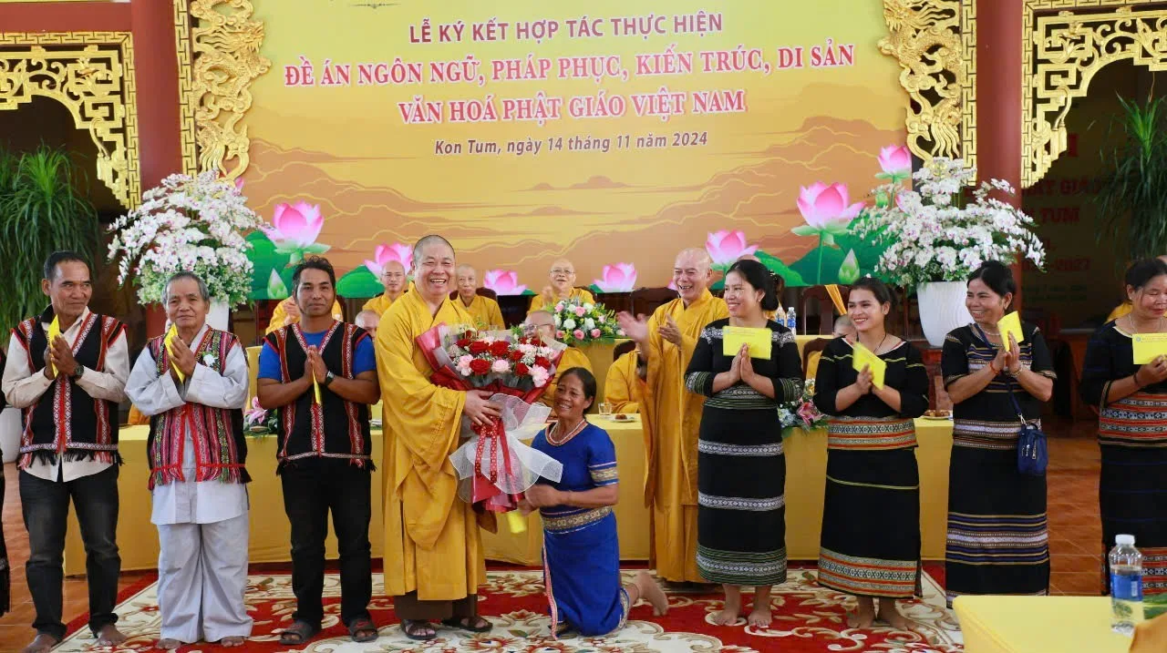 Ban văn hoá T.Ư ký kết hợp tác lan tỏa 4 đề án Văn hoá Phật giáo với các tỉnh thành Tây Nguyên-35