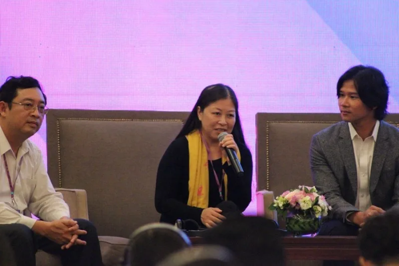 Bà Nguyễn Phi Vân, chia sẻ trong phiên tọa đàm “Phát triển doanh nghiệp khởi nghiệp”