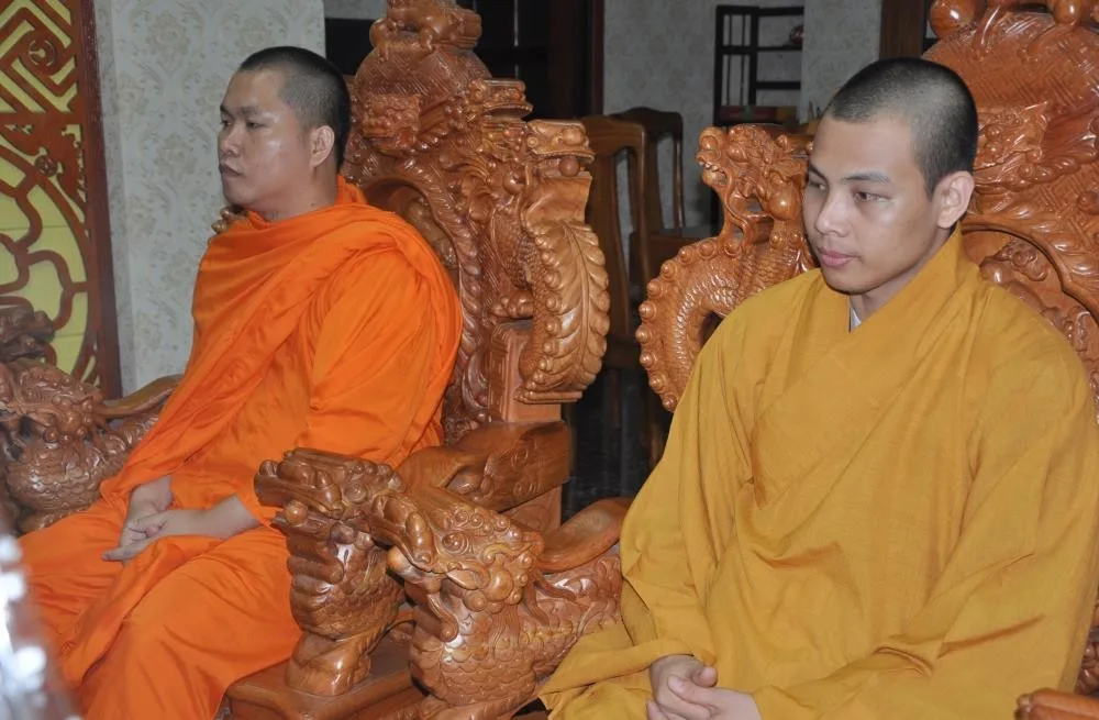 TP.HCM: Giám đốc Công an Thành phố thăm Hòa thượng Chủ tịch