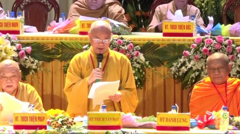 Suy cử HT. Thích Thiện Pháp đảm trách cương vị Trưởng ban Trị sự GHPGVN tỉnh Bình Phước